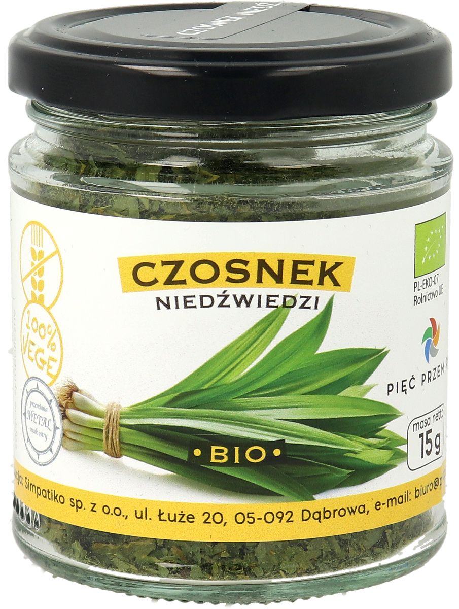 Pięć Przemian Czosnek niedźwiedzi bezglutenowy 15 g Bio - żywność