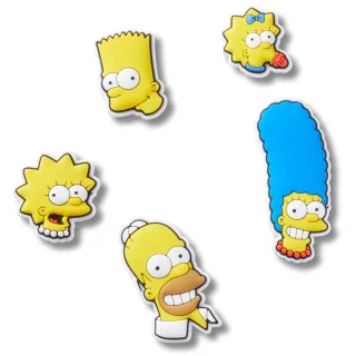Zestaw 5 przypinek The Simpsons 5 Pack 10014880 (CR422-a) Crocs