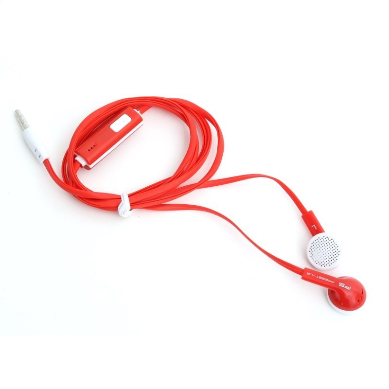 FREESTYLE IN-EAR EARPHONES + MIC RED [42077] TE