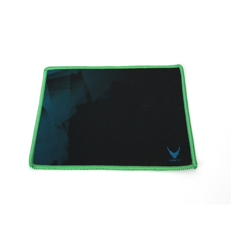 OMEGA VARR PRO-GAMING MOUSE PAD PODKŁADKA POD MYSZ 200X240X1,5 MM BLACK + GREEN EDGE [43231] TE