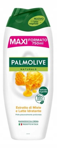 Kremowy płyn do kąpieli i pod prysznic Palmolive Naturals Ekstrakt z Miodu i Mleczko Nawilżające – Maxi (750 ml)