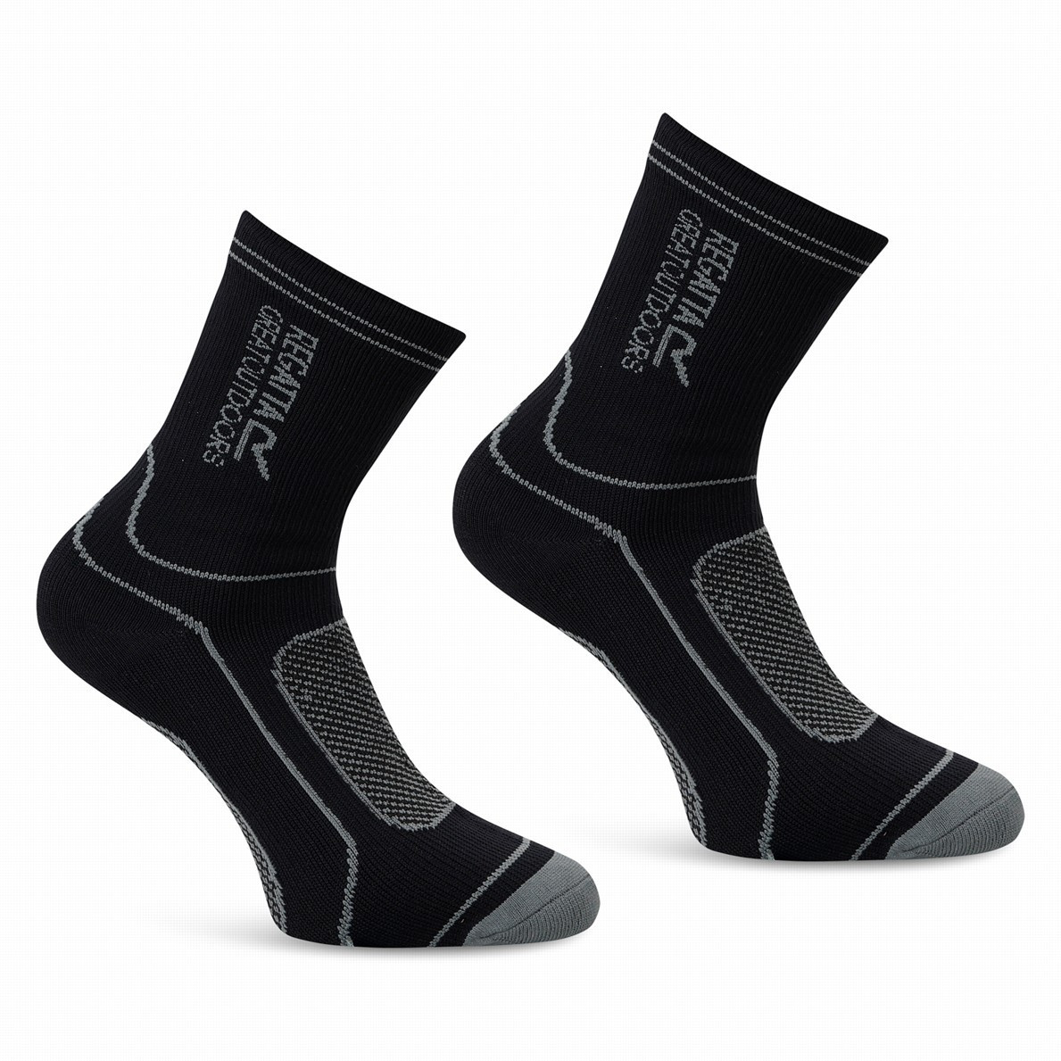 Wodoodporne skarpety Regatta Waterproof Sock Rozmiar skarpet: 39-42 / Kolor: czarny/szary