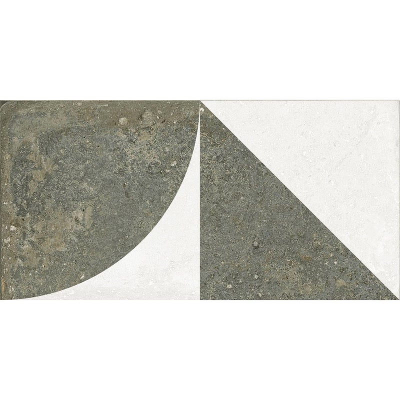 Ceramiczna okładzina podłogowa i ścienna z matowego gresu porcelanowego Antique Lava 15x15 cm