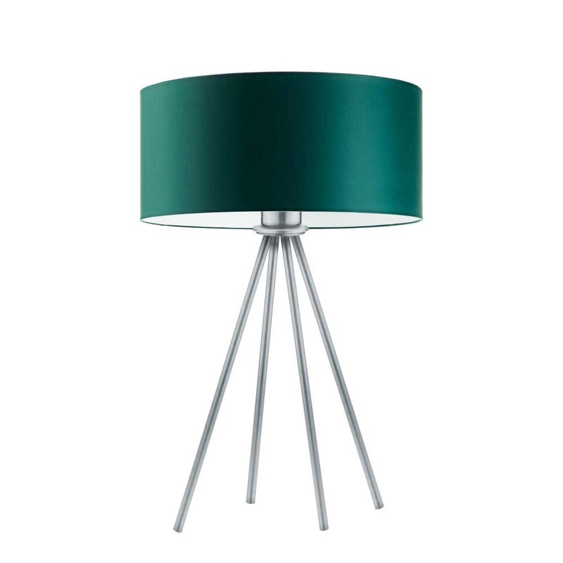 Lampka nocna na biurko lampa biurkowa LED z abażurem walec 30cm SOLARIS