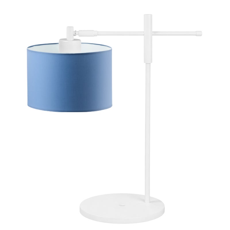 Lampka nocna na biurko lampa biurkowa LED z abażurem walec MIKO