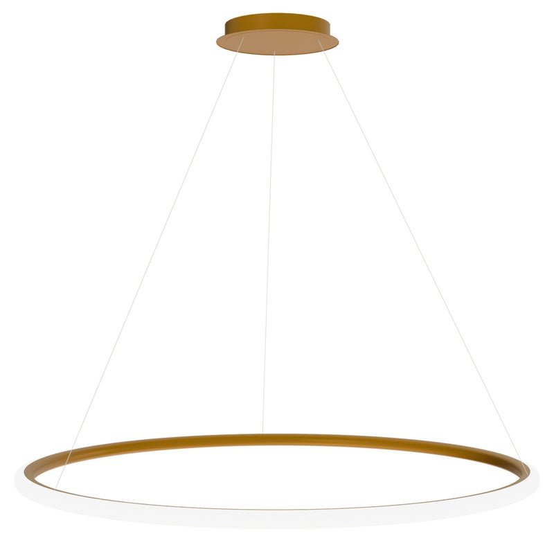 Lampa Sufitowa Wisząca Led Toolight Lhj005-Cp Złoty, Złoty Szczotkowany
