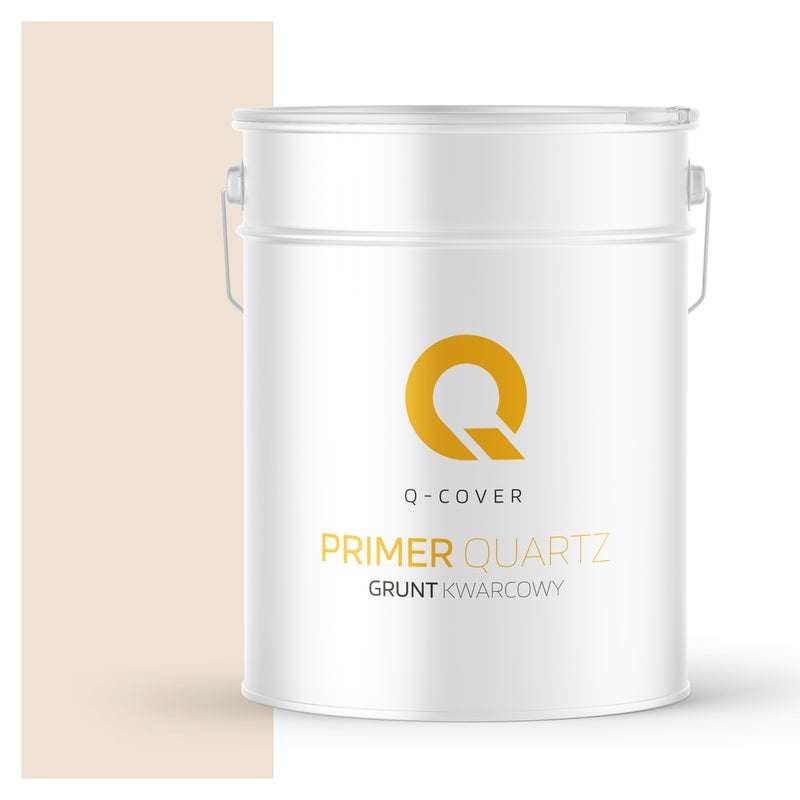 Q-Cover Grunt Kwarcowy pod Tynk Silikonowy Beżowy jasny F442 15KG
