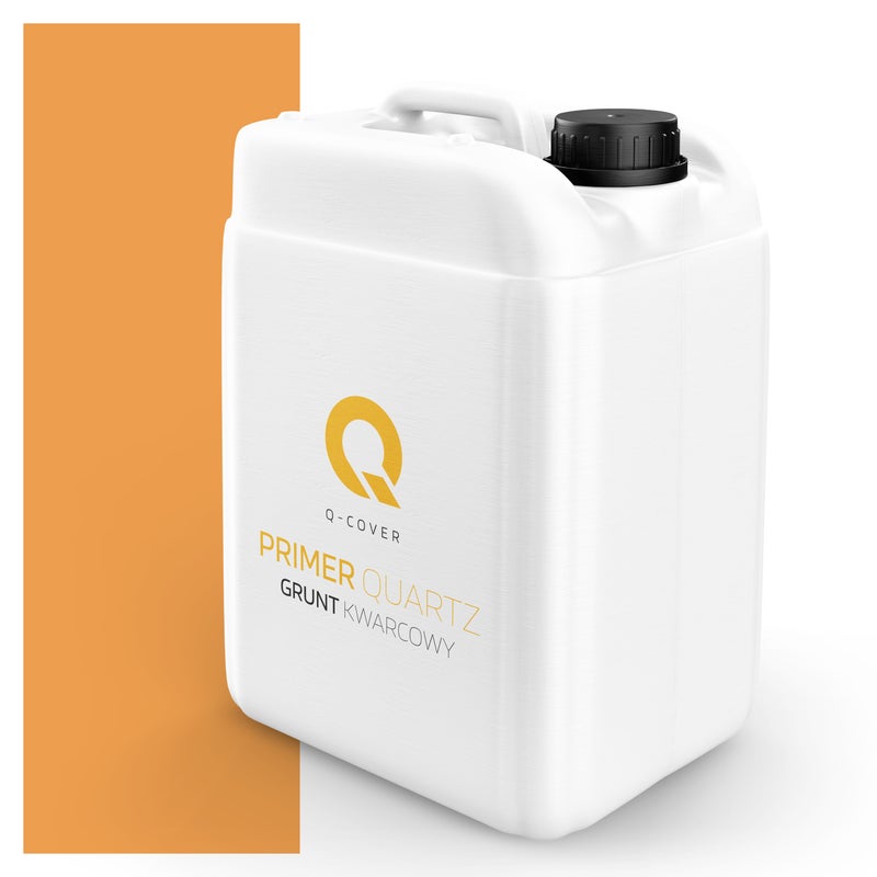 Q-Cover Grunt Kwarcowy pod Tynk Silikonowy Pomarańczowy F766 7.5KG