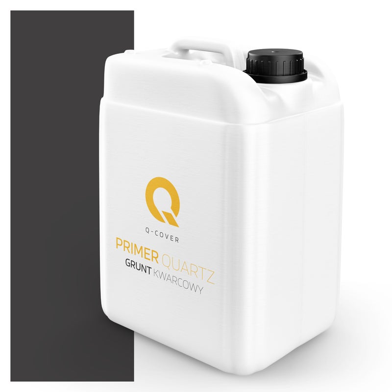 Q-Cover Grunt Kwarcowy pod Tynk Silikonowy Czarny F268 7.5KG