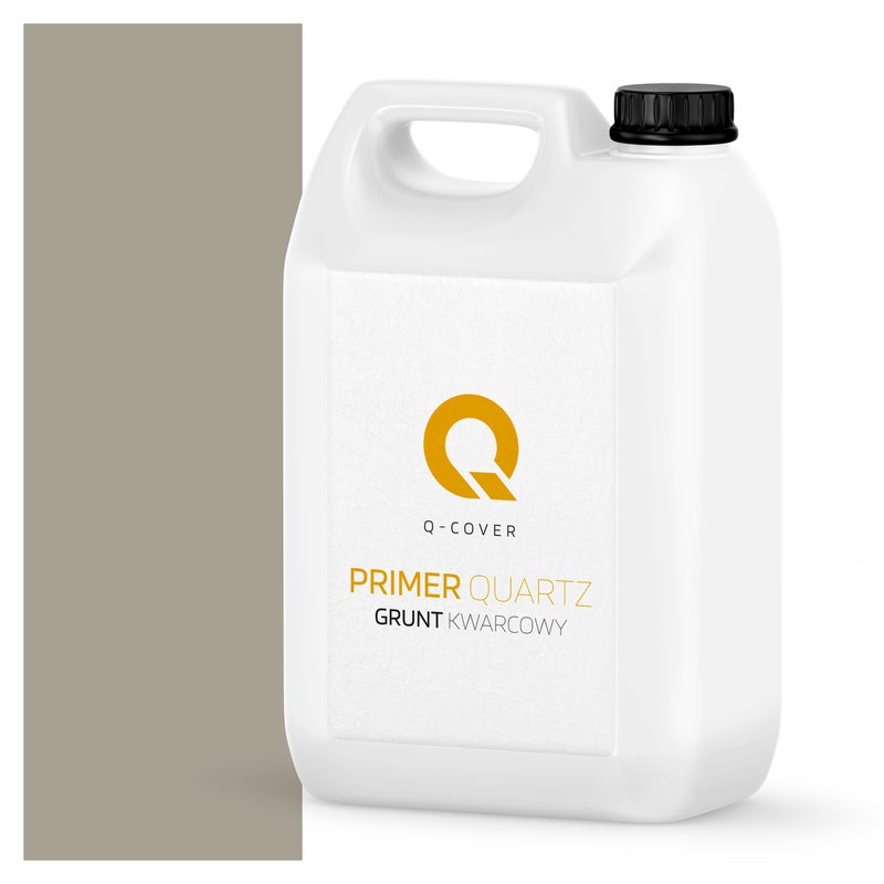 Q-Cover Grunt Kwarcowy pod Tynk Silikonowy Szary ciepły F293 3KG