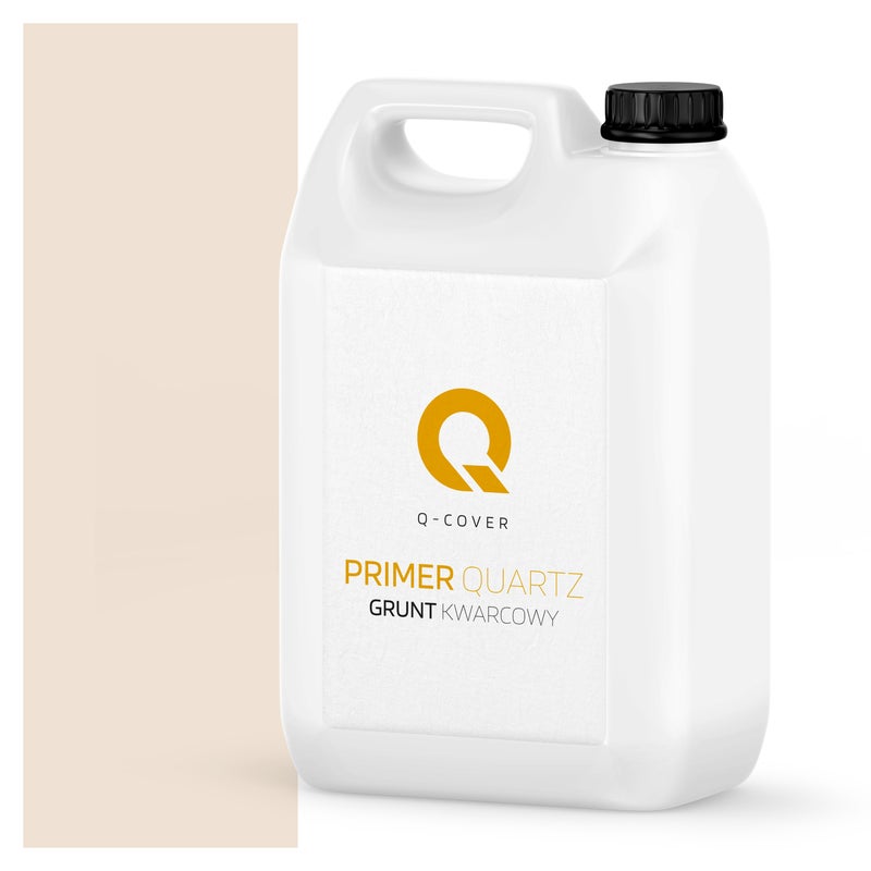 Q-Cover Grunt Kwarcowy pod Tynk Silikonowy Beżowy jasny F442 3KG