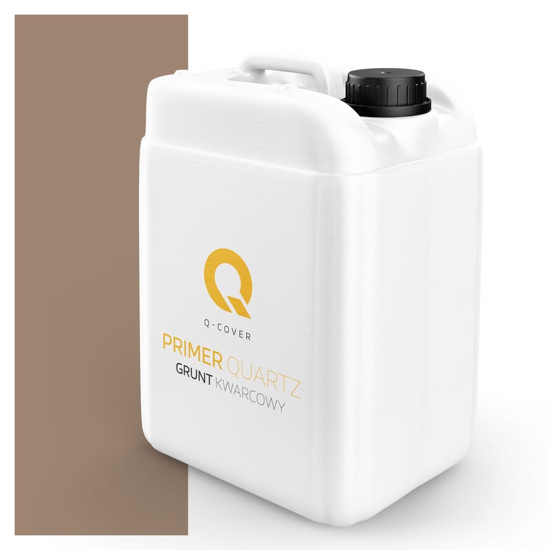 Q-Cover Grunt Kwarcowy pod Tynk Silikonowy Orzechowy F535 7.5KG
