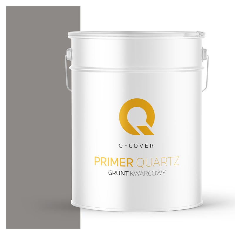 Q-Cover Grunt Kwarcowy pod Tynk Silikonowy Szary ciemny chłodny F275 15KG