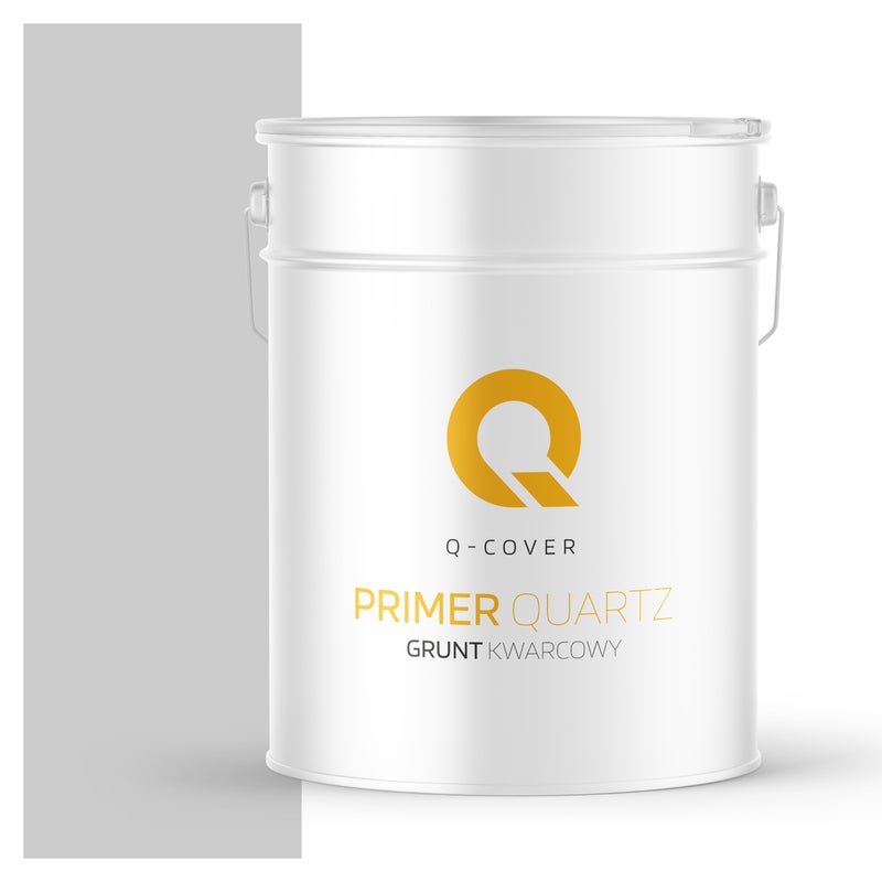 Q-Cover Grunt Kwarcowy pod Tynk Silikonowy Szary jasny F262 15KG