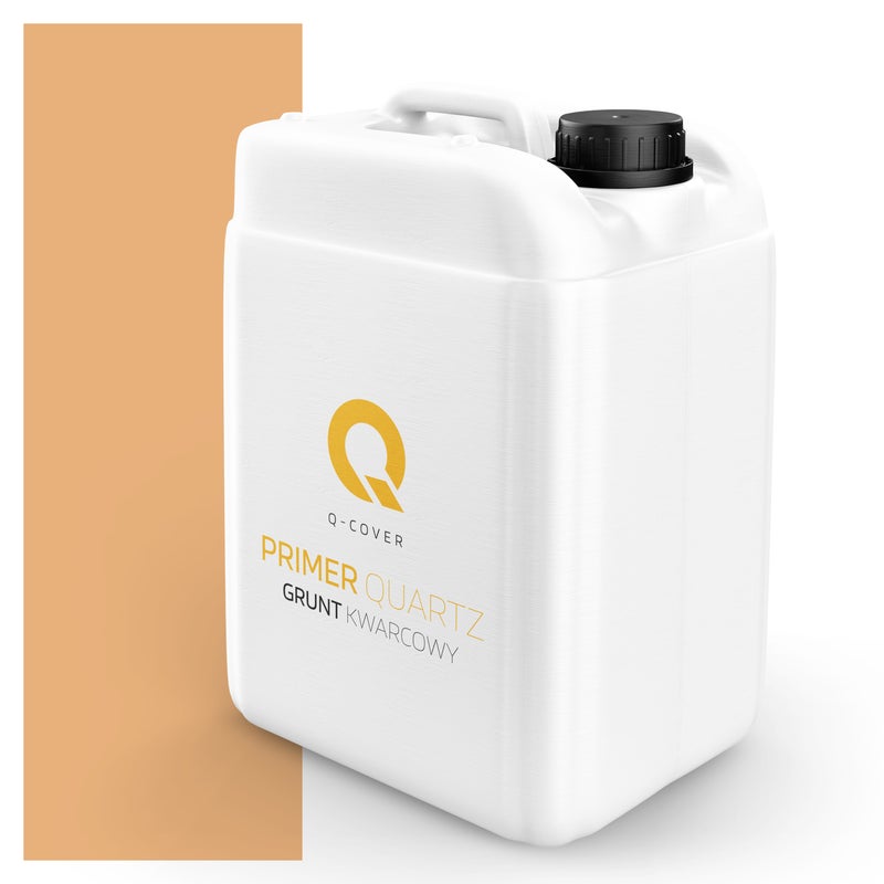 Q-Cover Grunt Kwarcowy pod Tynk Silikonowy Brzoskwiniowy F585 7.5KG