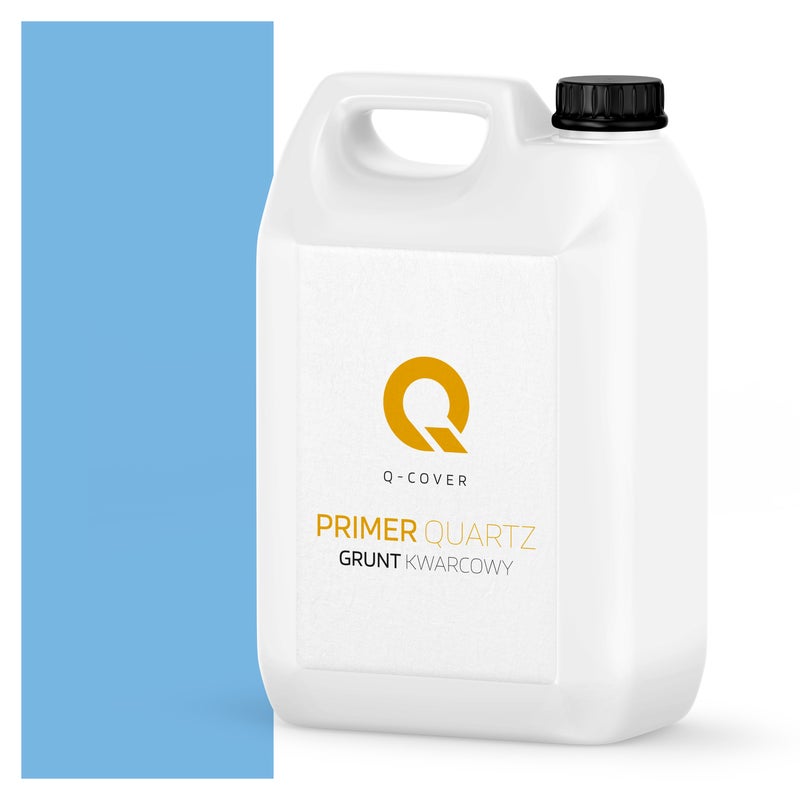 Q-Cover Grunt Kwarcowy pod Tynk Silikonowy Błękitny F116 3KG