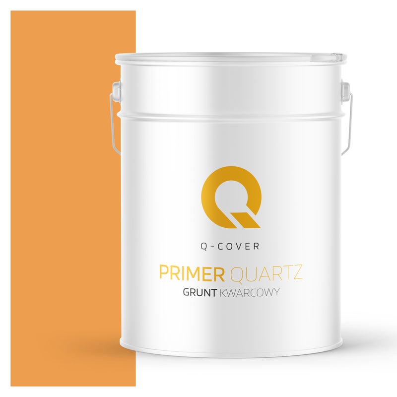 Q-Cover Grunt Kwarcowy pod Tynk Silikonowy Pomarańczowy F766 15KG