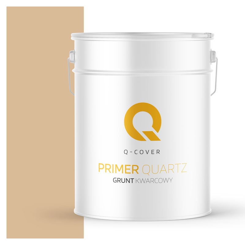 Q-Cover Grunt Kwarcowy pod Tynk Silikonowy Beżowy F445 15KG