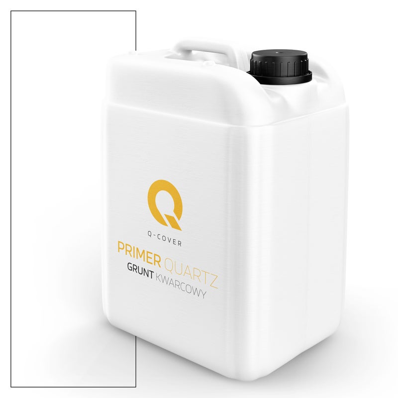 Q-Cover Grunt Kwarcowy pod Tynk Silikonowy Biały bazowy F100 7.5KG