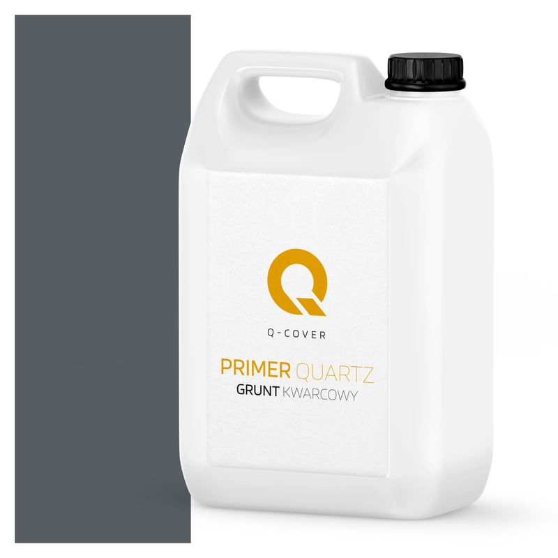 Q-Cover Grunt Kwarcowy pod Tynk Silikonowy Szary grafitowy F256 3KG