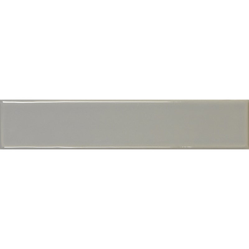 Błyszcząca okładzina ścienna szara 5x25 cm Farrow Gray