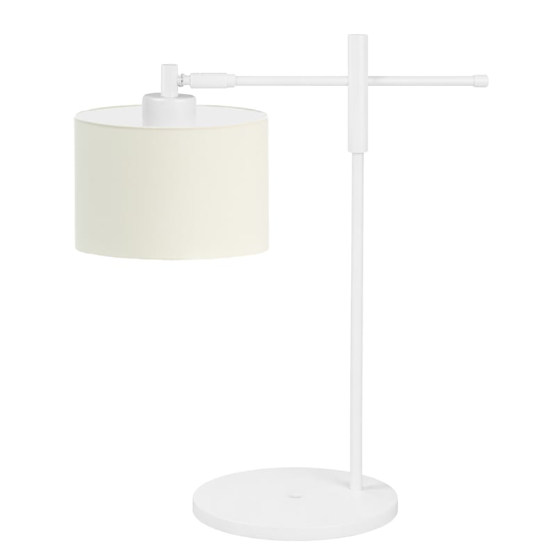 Lampka nocna na biurko lampa biurkowa LED z abażurem walec MIKO