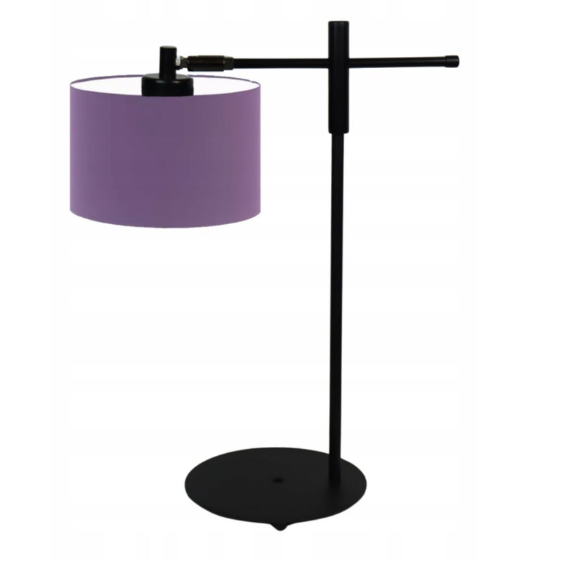 Lampka nocna na biurko lampa biurkowa LED z abażurem walec MIKO