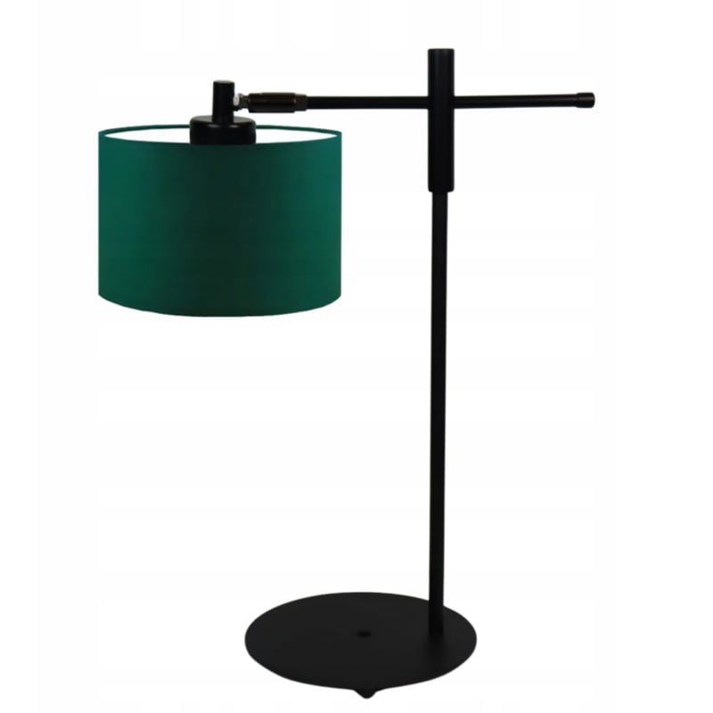Lampka nocna na biurko lampa biurkowa LED z abażurem walec MIKO