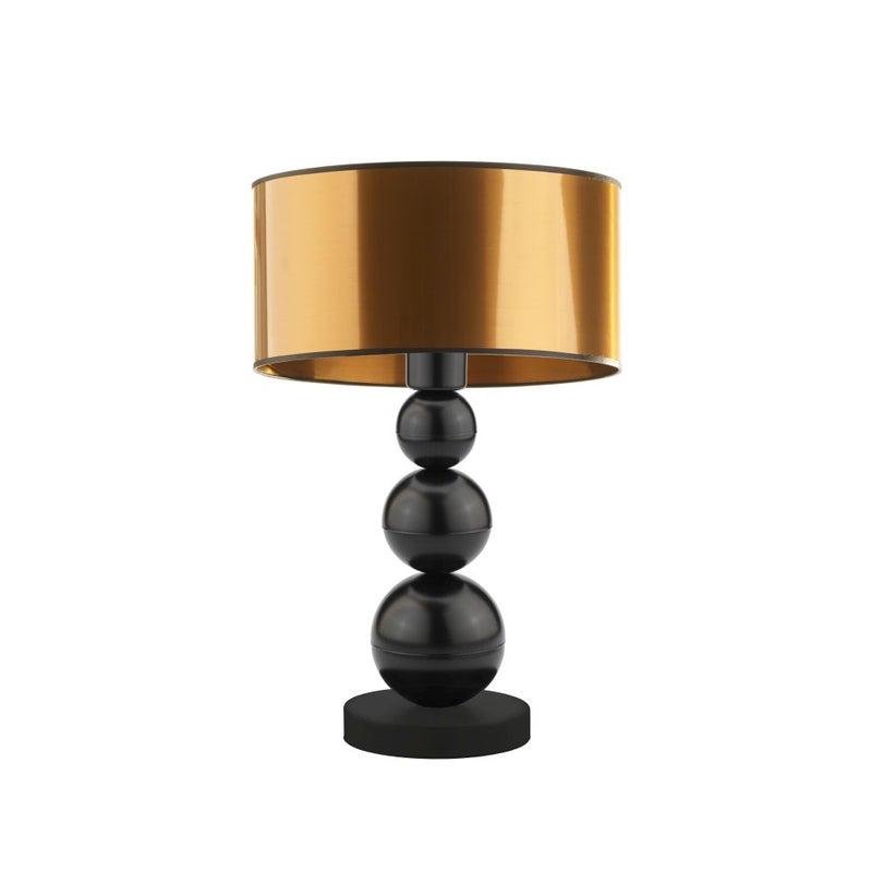 Lampka nocna na biurko lampa biurkowa LED z abażurem walec 30cm BUBBLE