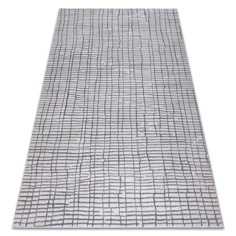 Dywan AURA J1852A szary - Linie, strukturalny, nowoczesny 160x220 cm