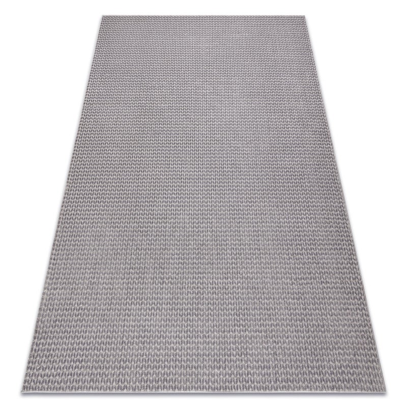 Dywan AURA E9787 szary - Jodełka, chevron, strukturalny, nowoczesny 160x220 cm