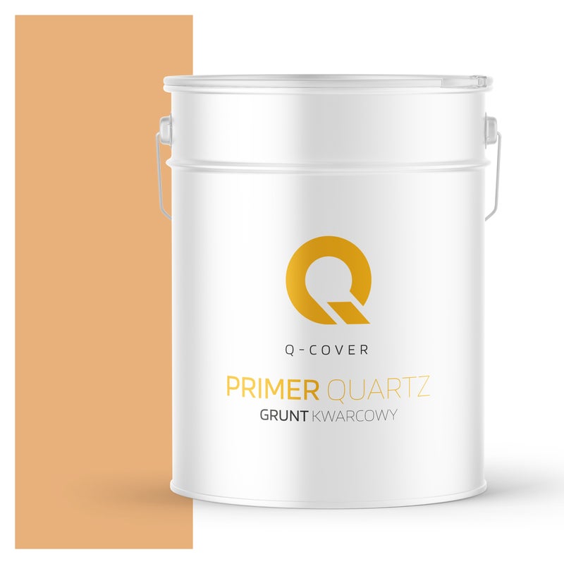 Q-Cover Grunt Kwarcowy pod Tynk Silikonowy Brzoskwiniowy F585 15KG