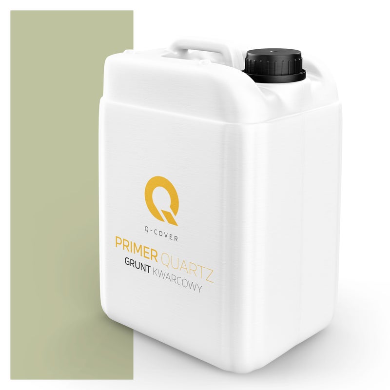Q-Cover Grunt Kwarcowy pod Tynk Silikonowy Zielony jasny F483 7.5KG