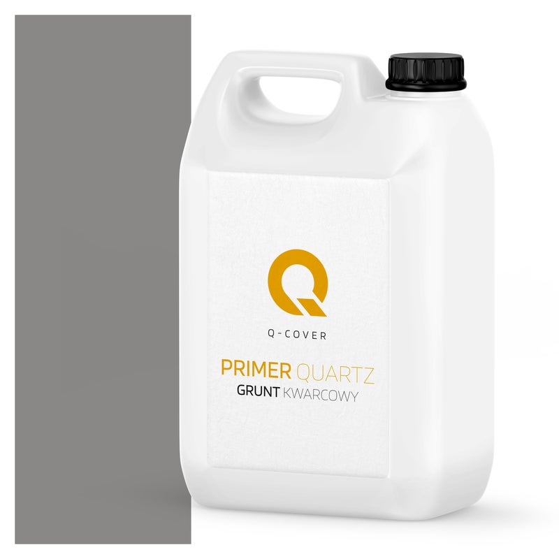 Q-Cover Grunt Kwarcowy pod Tynk Silikonowy Szary stalowy F265 3KG