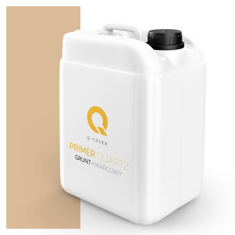 Q-Cover Grunt Kwarcowy pod Tynk Silikonowy Beżowy F445 7.5KG