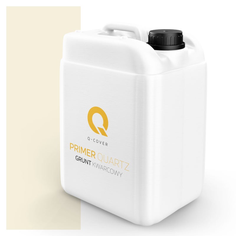 Q-Cover Grunt Kwarcowy pod Tynk Silikonowy Biel złamana w beż F771 7.5KG