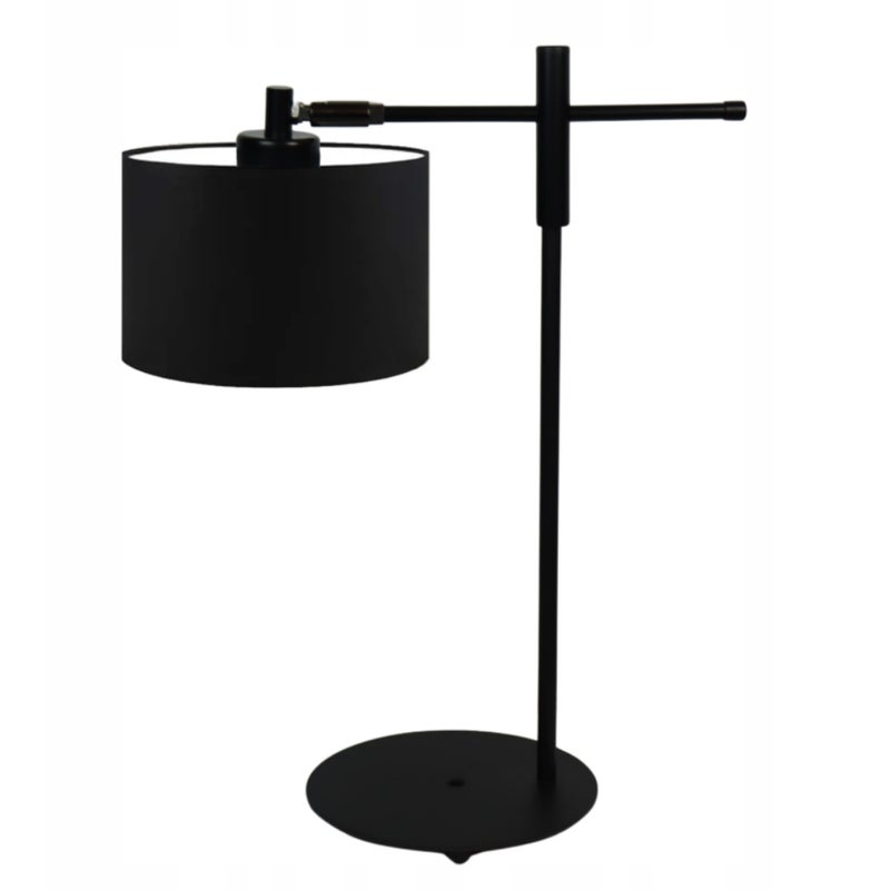 Lampka nocna na biurko lampa biurkowa LED z abażurem walec MIKO