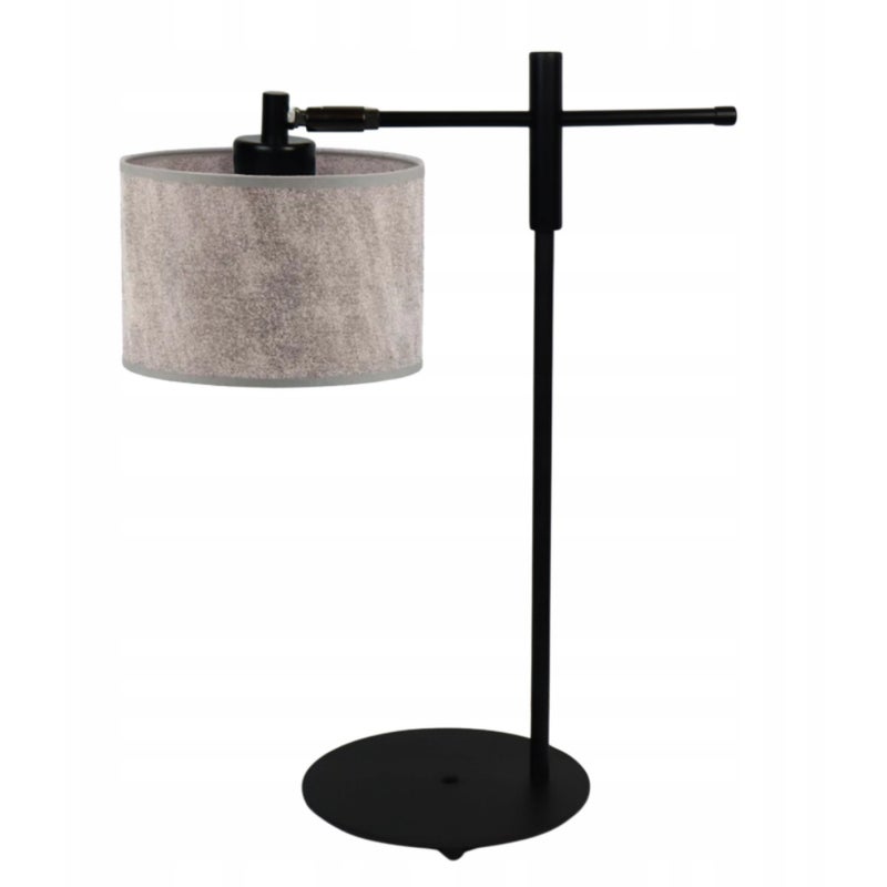 Lampka nocna na biurko lampa biurkowa LED z abażurem walec MIKO