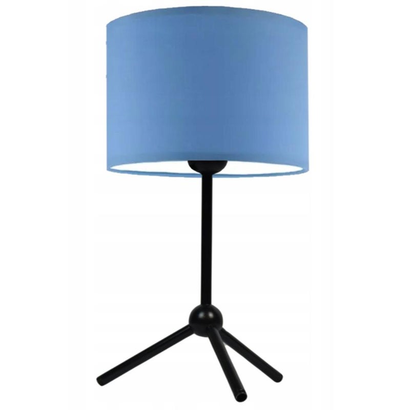 Lampka nocna na biurko lampa biurkowa LED z abażurem walec 17cm FOSSA