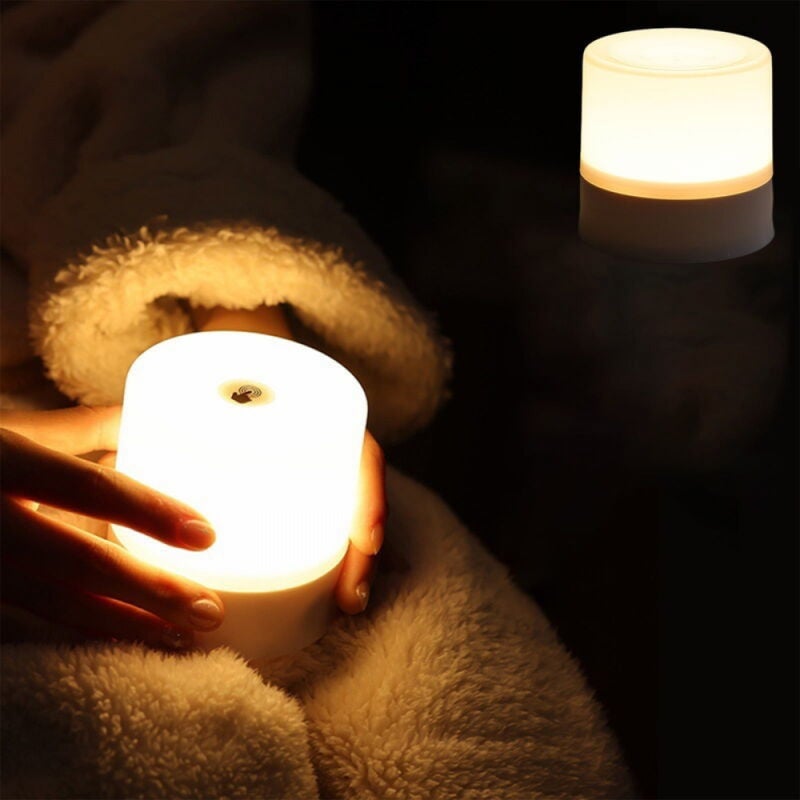 Lampka nocna przy łóżku, lampka nocna LED, lampa chroniąca oczy dla dzieci, cicha praca, miękkie i komfortowe oświetlenie