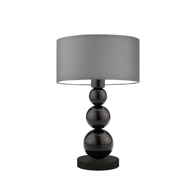 Lampka nocna na biurko lampa biurkowa LED z abażurem walec 30cm BUBBLE