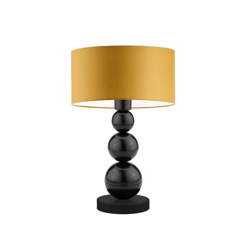 Lampka nocna na biurko lampa biurkowa LED z abażurem walec 30cm BUBBLE