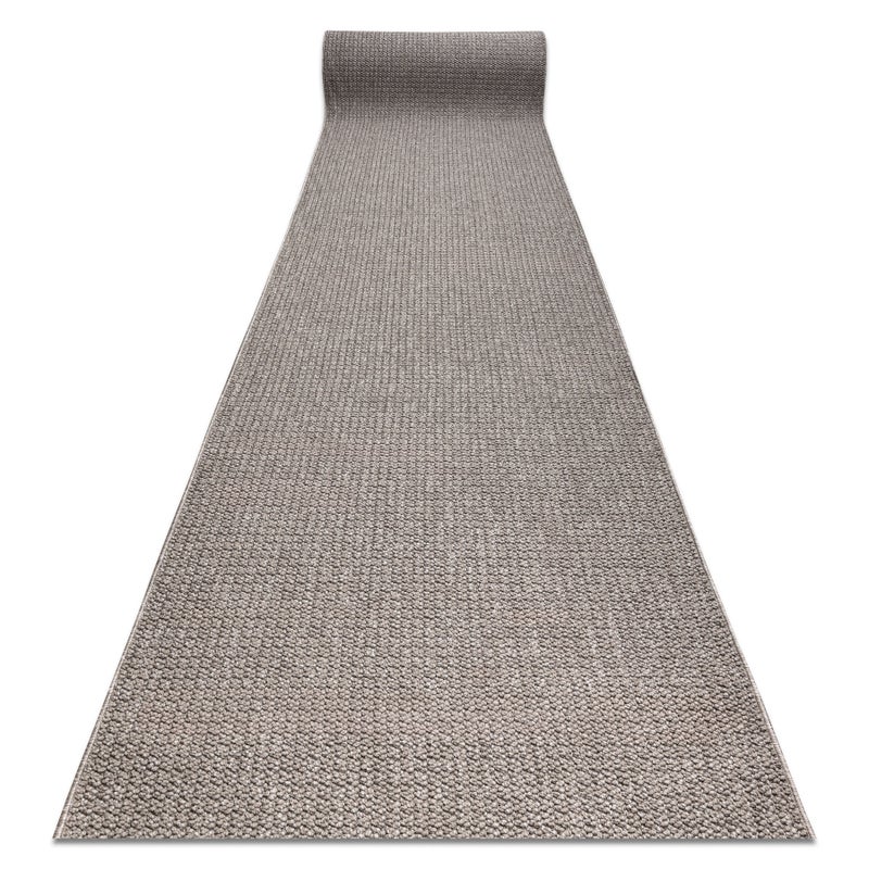Chodnik CASABLANCA LOOP brązowy pętelkowy, miękki - 100 cm 100x990 cm