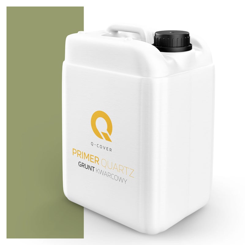 Q-Cover Grunt Kwarcowy pod Tynk Silikonowy Zielony F484 7.5KG