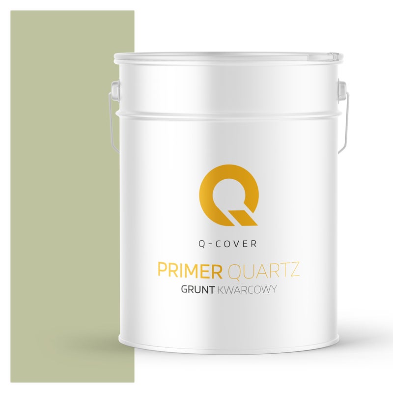 Q-Cover Grunt Kwarcowy pod Tynk Silikonowy Zielony jasny F483 15KG