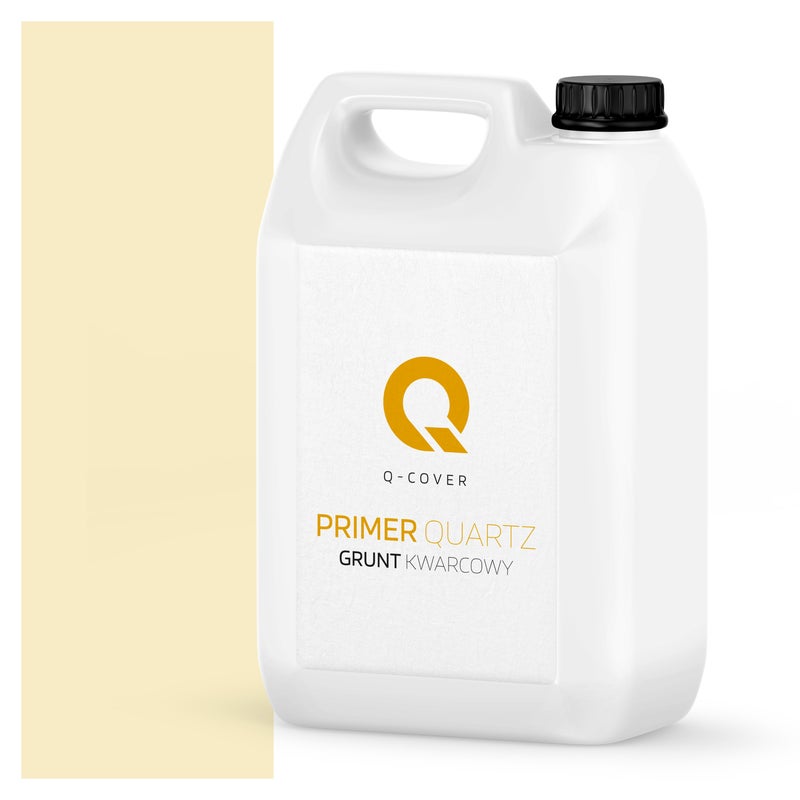 Q-Cover Grunt Kwarcowy pod Tynk Silikonowy Żółty jasny F622 3KG
