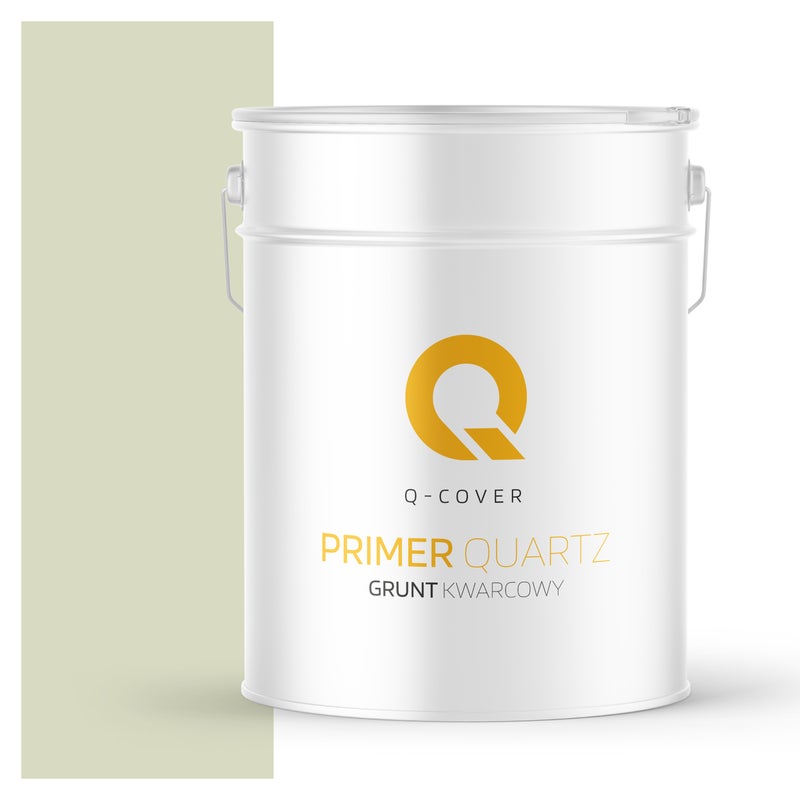 Q-Cover Grunt Kwarcowy pod Tynk Silikonowy Biel złamana w zielony F481 15KG