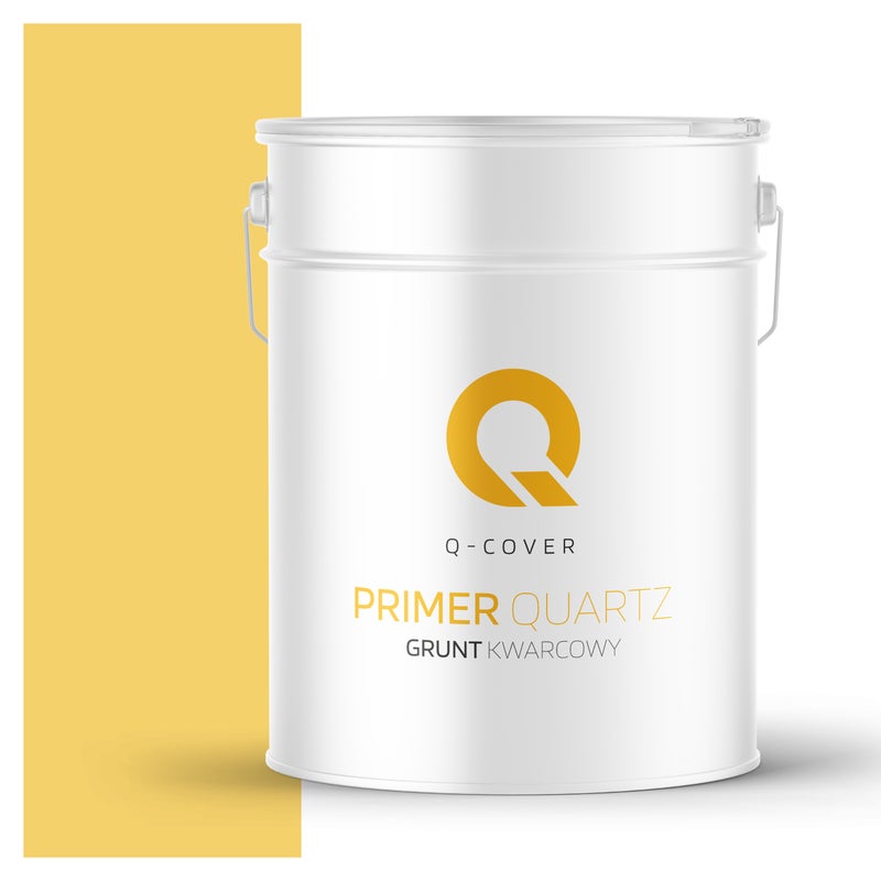 Q-Cover Grunt Kwarcowy pod Tynk Silikonowy Żółty cytrynowy F624 15KG