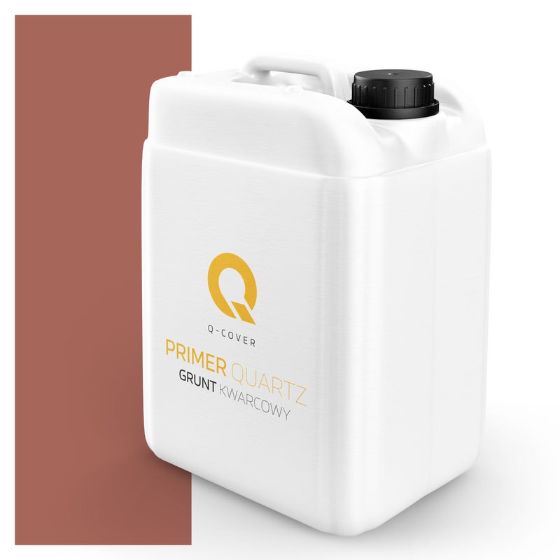 Q-Cover Grunt Kwarcowy pod Tynk Silikonowy Ceglasty F324 7.5KG
