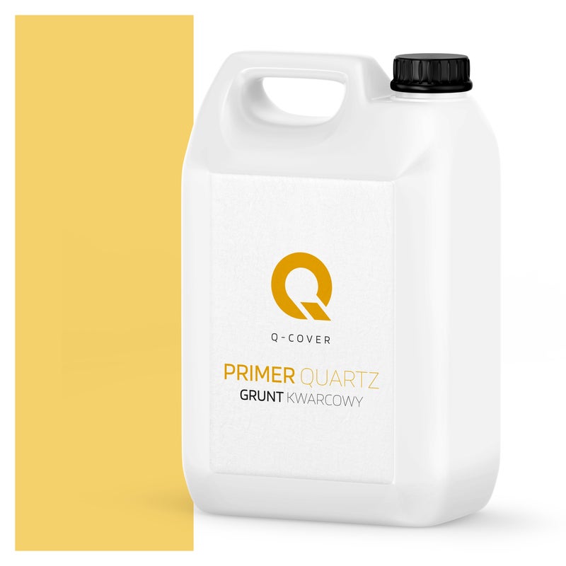 Q-Cover Grunt Kwarcowy pod Tynk Silikonowy Żółty cytrynowy F624 3KG